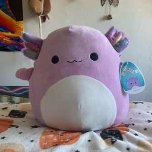 Monica 12” axolotl squishmallow BNWT